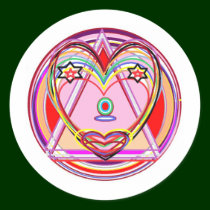 NOVINO Heart Chakra - Artistic Presentation stickers by doonagiri NOVINO Heart Chakra - Artistic Presentation stickers