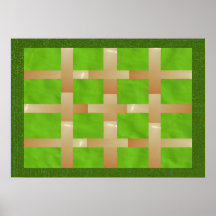 NOVINO Hues of  Green Collection Poster