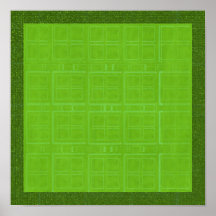 NOVINO Hues of  Green Collection Print