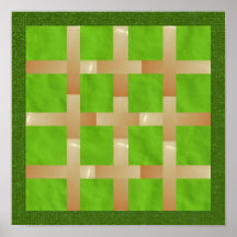 NOVINO Hues of  Green Presentation Print