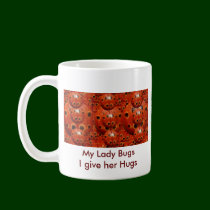 NOVINO Lady Bug Wants a Hug mugs by doonagiri NOVINO Lady Bug Wants a Hug mugs