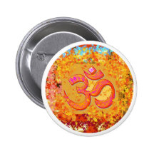 NOVINO Om Mantra - Dedication by Naveen Joshi Pinback Button