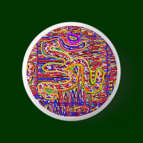 NOVINO Om Mantra - High Energy Acrylic Art buttons by doonagiri NOVINO Om Mantra - High Energy Acrylic Art buttons