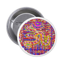 NOVINO Om Mantra - High Energy Acrylic Art Pinback Button