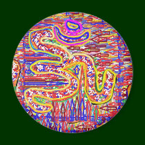 NOVINO Om Mantra - High Energy Acrylic Art magnets by doonagiri NOVINO Om Mantra - High Energy Acrylic Art magnets