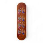 NOVINO  Painted Helping Hands Custom Skate Board