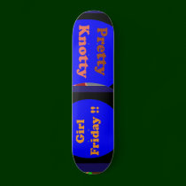 NOVINO Play with Pretty Knotty Friday Girl skateboards by doonagiri NOVINO Play with Pretty Knotty Friday Girl skateboards