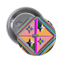 NOVINO Purple Star -  Healing Art Series Button