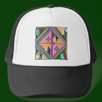 NOVINO Purple Star - Healing Art Series hats by doonagiri NOVINO Purple Star - Healing Art Series hats