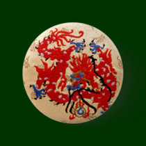 NOVINO Red n Gold Dragons buttons by doonagiri NOVINO Red n Gold Dragons buttons
