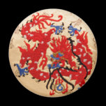 NOVINO Red n Gold Dragons magnets
