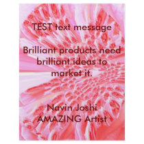 NOVINO RedRose PinkRose Rose Petal Art Personalized Flyer
