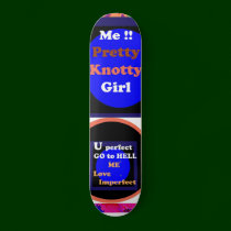NOVINO U Perfect Go To Hell skateboards by doonagiri NOVINO U Perfect Go To Hell skateboards