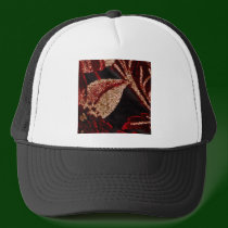 NOVINO Zazzling Golden Leaf hats by doonagiri NOVINO Zazzling Golden Leaf hats
