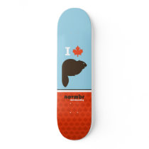 Novmbr I love Beavers Skate Boards