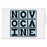 Novocaine, Dental Anesthetic Card