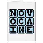 Novocaine, Dental Anesthetic Card