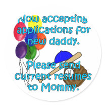 Now Accepting Applications... stickers