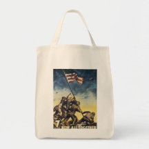 Now All Together World War 2 Canvas Bags