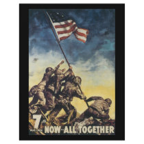 Now All Together World War 2 Flyer Design