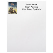 Now All Together World War 2 Personalized Letterhead