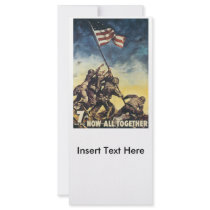 Now All Together World War 2 Rack Card Design