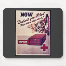 Now Dedicate Your Blood To A Man Overseas! Mouse Pads
