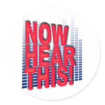 Now Hear This Show Logo Sticker by nowhearthisIC Now Hear This Show Logo Sticker
