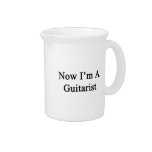 Now I'm A Guitarist Beverage Pitchers