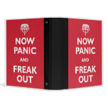 Now Panic And Freak Out binders
