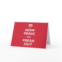 Now Panic And Freak Out cards by vintage_poster Now Panic And Freak Out cards