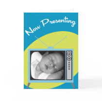 Now Presenting Your New Baby Card