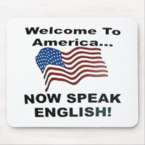 Now Speak English mousepads