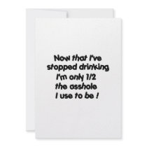 Now that I've stopped drinking-invitations