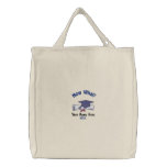 Now What Grad Embroidered Bags