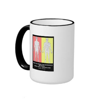 Now You Know Difference Smallpox Chicken Pox mug