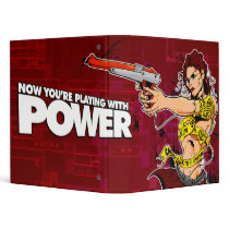 Now You're Playing With POWER! binders by LuvataciousSkull Now You're Playing With POWER! binders