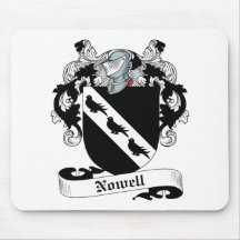 Nowell Family Crest Mouse Mat