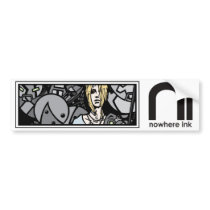 Nowhere Ink/Transient One Sticker bumper stickers