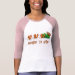 Ladies 3/4 Sleeve Raglan (Fitted)