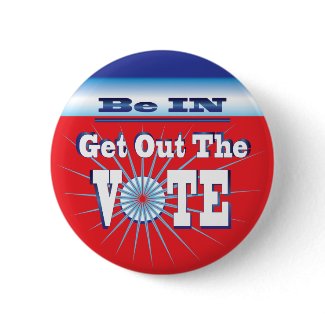 NowPower Get Out The VOTE Button button