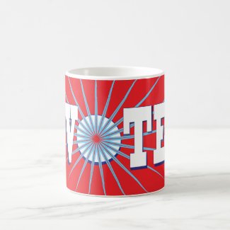 NowPower Get Out The VOTE Mug, red mug