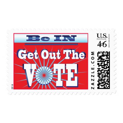 NowPower • Get Out The VOTE Postage Stamps by NowPower