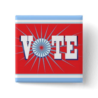 NowPower VOTE ! Button, square/red button