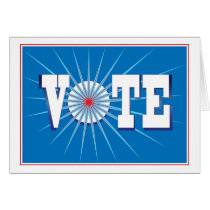 NowPower • VOTE ! Card, Blue by NowPower NowPower • VOTE ! Card, Blue