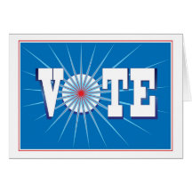 NowPower • VOTE ! Card, Blue