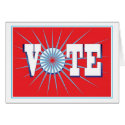 NowPower • VOTE ! Card, Red