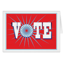 NowPower • VOTE ! Card, Red