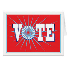 NowPower • VOTE ! Card, Red