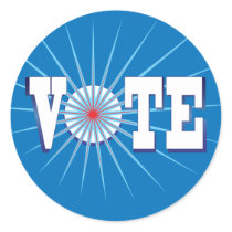 NowPower • VOTE ! Stickers, blue